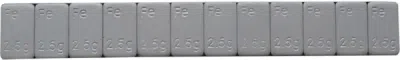 FERDUS 13.80 – samolepicí závaží Fe 12x2,5 - 300 nízké šedý lak