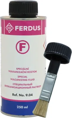 FERDUS 9.04 – Speciální vulkanizační roztok F 250 ml + větší štětec
