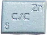 FERDUS 35.01 – Zinkové samolepicí závaží ZNC 5g - šedý lak