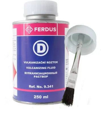 FERDUS 9.341 – Vulkanizační roztok D 250 ml + menší štětec
