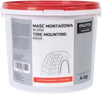 INVENTO – montážní pasta na pneumatiky, červená, 4 kg