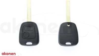 AKONEN 007CT004 – náhradní autoklíč Citroën, 434 MHz, 2 tlačítka
