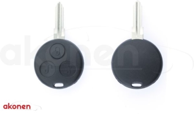 AKONEN 007SM002 – náhradní autoklíč Smart, 433 MHz, 3 tlačítka