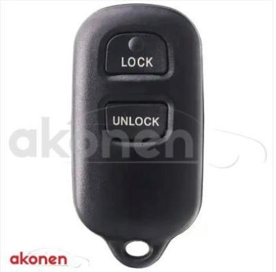 AKONEN 007RN012 – náhradní autoklíč Renault Laguna, 433 MHz, 2 tlačítka