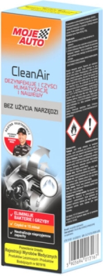 MOJE AUTO CleanAir Arctic – osvěžovač klimatizace, 150 ml