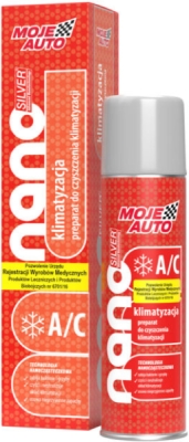 MOJE AUTO Nano Silver – čistič klimatizace, 200 ml