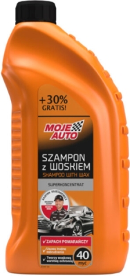 MOJE AUTO autošampon s voskem, 1,3 l