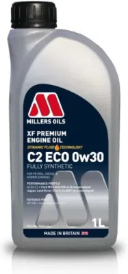 Millers Oils XF PREMIUM C2 ECO 0W-30 – motorový olej, 1 l