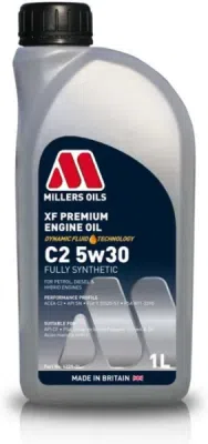 Millers Oils XF PREMIUM C2 5W-30 – motorový olej, 1 l