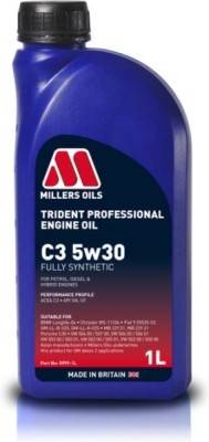 Millers Oils Trident Professional C3 5W-30 – motorový olej, 1 l