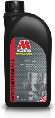 Millers Oils Motorsport Nanodrive CFS 5W-40 – závodní motorový olej, 1 l