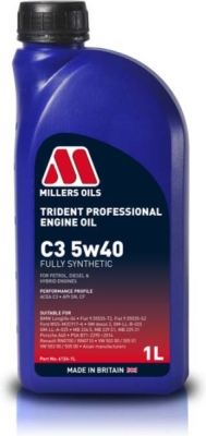 Millers Oils Trident Professional C3 5W-40 – motorový olej, 1 l