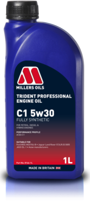 Millers Oils Trident Professional C1 5W-30 – motorový olej, 1 l