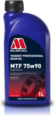 Millers Oils Trident Professional MTF 75W-90 – převodový olej pro manuální převodovky, 1 l