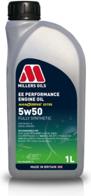 Millers Oils EE PERFORMANCE 5W-50 – motorový olej, 1 l