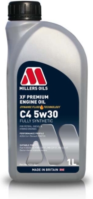 Millers Oils XF PREMIUM C4 5W-30 – motorový olej, 1 l
