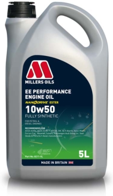 Millers Oils EE PERFORMANCE 10W-50 – motorový olej, 5 l