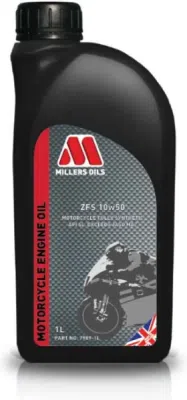 Millers Oils Motocycle ZFS 10W-50 – motocyklový motorový olej 4T, 1 l