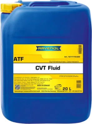 RAVENOL CVT FLUID – olej pro převodovky cvt, 20 l