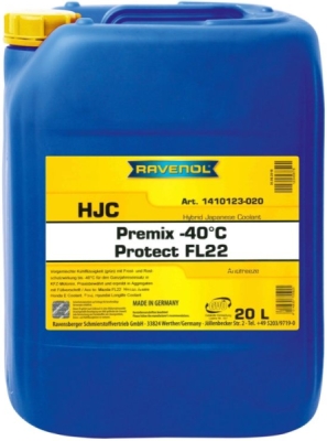RAVENOL HJC PREMIX -40°C PROTECT FL22 – chladicí kapalina, 20 l