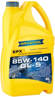 RAVENOL EPX 85W-140 GL-5 – převodový olej, 4 l