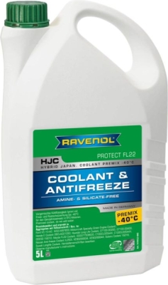 RAVENOL HJC PREMIX -40°C PROTECT FL22 – chladicí kapalina, 5 l