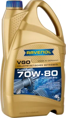 RAVENOL VGO 70W-80 LS – převodový olej, 4 l