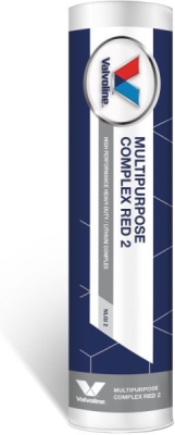 VALVOLINE Multipurpose Complex Red 2 – mazací tuk, kartuše 400 g