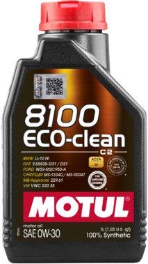 MOTUL 8100 ECO-CLEAN 0W-30 1 l