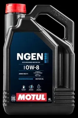MOTUL NGEN HYBRID 0W-8 4 l