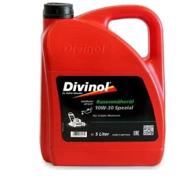 DIVINOL Rasenmäheröl 10W-30 – olej pro sekačky – 5 l