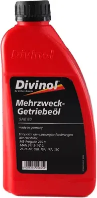 DIVINOL Mehrzweckgetriebeöl SAE 80W – 1 l