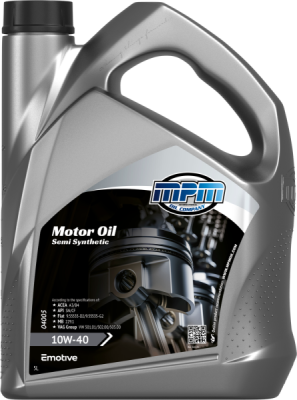 MPM 10W-40 Semi Synthetic – motorový olej 5 l