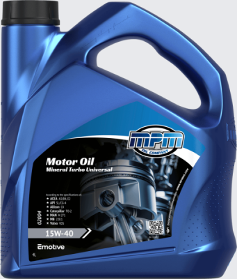 MPM 15W-40 Turbo Universal – motorový olej 4 l