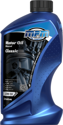 MPM 20W-50 Mineral Classic – motorový olej 1 l