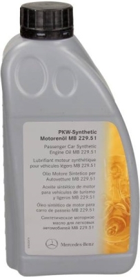 Mercedes-Benz Genuine MB 229.51 5W-30 – originální motorový olej 1 l