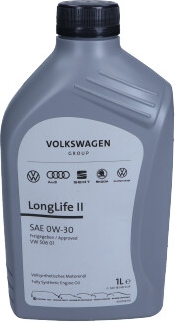Volkswagen / VAG LongLife II 0W-30 – originální motorový olej 1 l