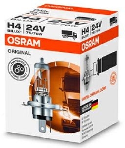Žárovka do světlometu OSRAM 64196 – H4, 24 V, 75/70 W, P43t