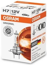 Žárovka do světlometu OSRAM 64210 – H7, 12 V, 55 W, PX26d