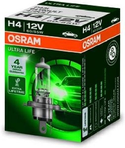 Žárovka do světlometu OSRAM 64193ULT – H4, 12 V, 60/55 W, P43t