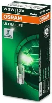 Autožárovka OSRAM 2825ULT – W5W, 12 V, 5 W, W2.1x9.5d