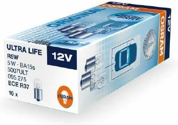 Autožárovka OSRAM 5007ULT – R5W, 12 V, 5 W, BA15s