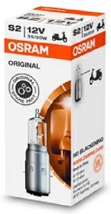 Žárovka do světlometu OSRAM 64327 – S2, 12 V, 35/35 W, BA20d