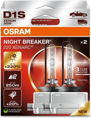 Xenonová výbojka OSRAM 66140XN2-2HB – D1S, 85 V, 35 W, Pk32d-2