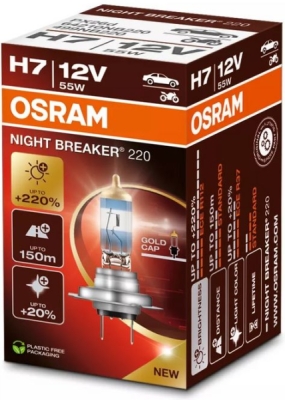 Žárovka do světlometu OSRAM 64210NB220 – H7, 12 V, 55 W, PX26d