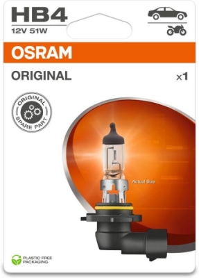 Žárovka do světlometu OSRAM 9006-1BL – HB4, 12 V, 51 W, P22d