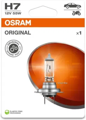 Žárovka do světlometu OSRAM 64210-1BL – H7, 12 V, 55 W, PX26d