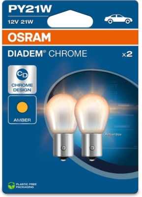 Autožárovka OSRAM 7507DC-2BL – PY21W, 12 V, 21 W, BAU15s