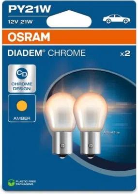 Autožárovka OSRAM 7507DC-2BL – PY21W, 12 V, 21 W, BAU15s