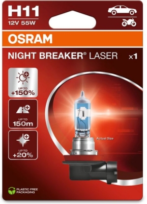 Žárovka do světlometu OSRAM 64211NL-1BL – H11, 12 V, 55 W, PGJ19-2